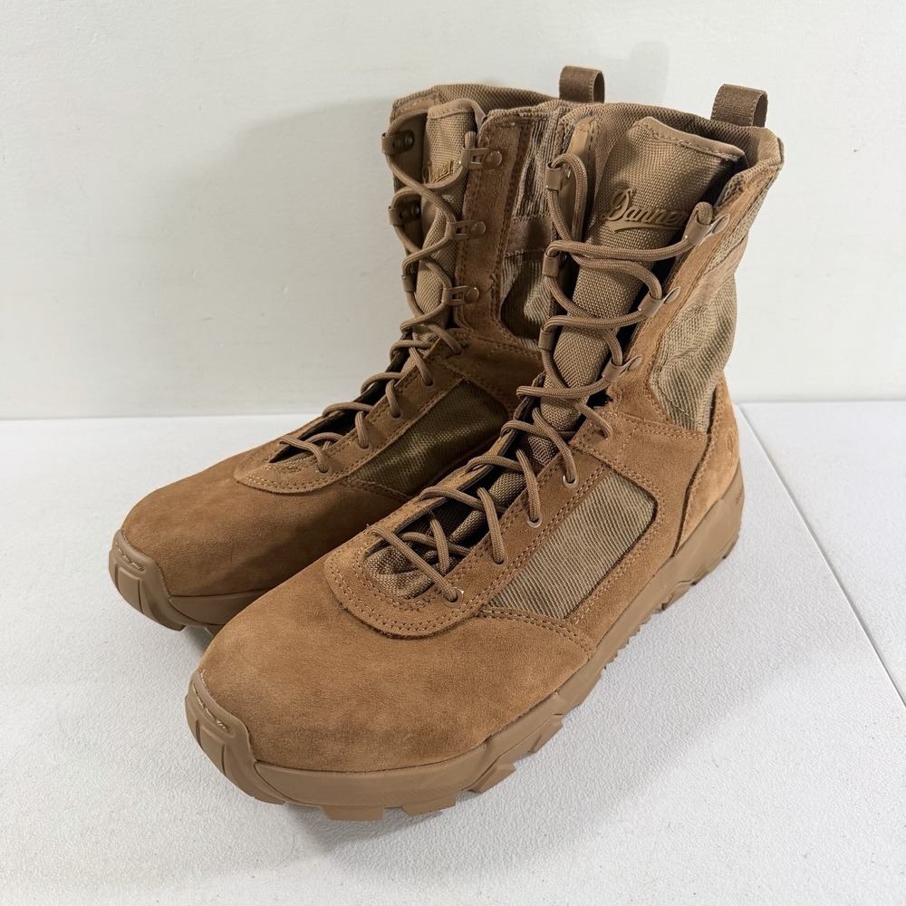 DANNER Sonic 8" Lightweight Tactical Hiking Boots Men's Size 12 Coyote Hot 54430